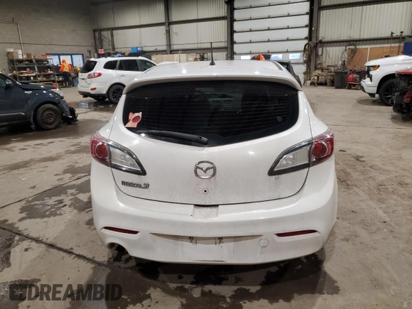 2011 Mazda 3 GX with VIN JM1BL1KF3B1404642, listed as a Copart auction lot 81036554 with 230,481 mi miles and Clean Title. Bid and sale history available at carsss.com. Image 6.