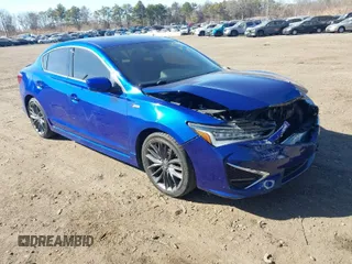 2020 Acura ILX w/Premium/A-SPEC Pkg with VIN 19UDE2F89LA011459, listed as a IAAI auction lot 41751405 with 68,912 mi miles. Bid and sale history available at carsss.com. Image 1.
