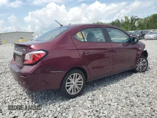 2023 Mitsubishi Mirage ES with VIN ML32FUFJ2PHF04274, listed as a Copart auction lot 58464685 with 23,627 mi miles and Salvage title. Bid and sale history available at DreamBid. Image 3.
