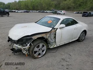 2003 Lexus SC 430 with VIN JTHFN48Y530042826, listed as a Copart auction lot 55389145 with Not provided miles and Salvage title. Bid and sale history available at DreamBid. Image 1.