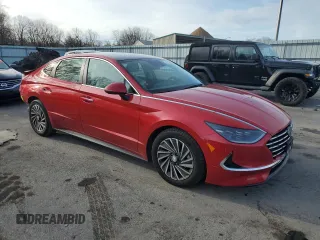 2020 Hyundai Sonata Hybrid Limited with VIN KMHL54JJ1LA012830, listed as a Copart auction lot 43730775 with 61,717 mi miles and Salvage Title. Bid and sale history available at carsss.com. Image 4.