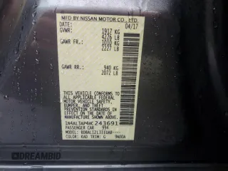 2017 Nissan Altima S z VIN 1N4AL3AP4HC243691, wystawiony jako Copart lot #56223285 z przebiegiem 101 332 mil mil oraz Szkoda całkowita • Salvage title. Historia ofert i sprzedaży dostępna na DreamBid. Obrazek 12.