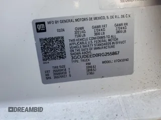 2024 Chevrolet Silverado 1500 RST with VIN 3GCUDEED0RG255867, listed as a Copart auction lot 42383755 with 0 mi miles and Salvage Title. Bid and sale history available at carsss.com. Image 13.