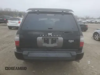 2000 Infiniti QX4 with VIN JNRAR07Y3YW079176, listed as a Copart auction lot 44122415 with Not Provided miles and Salvage Title. Bid and sale history available at DreamBid. Image 6.