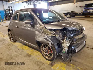 2013 FIAT 500 Sport with VIN 3C3CFFBR2DT615561, listed as a Copart auction lot 78252704 with 116,158 mi miles and Salvage Title. Bid and sale history available at carsss.com. Image 4.