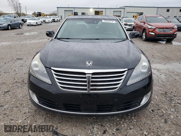 2015 Hyundai Equus Ultimate with VIN KMHGH4JH7FU094068, listed as a Copart auction lot 78850774 with 155,068 mi miles and Salvage title. Bid and sale history available at DreamBid. Image 5.