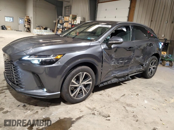 2024 Lexus RX with VIN 2T2BBMCA7RC032540, listed as a Copart auction lot 75915494 with 8,163 mi miles and Salvage Title. Bid and sale history available at carsss.com. Image 1.