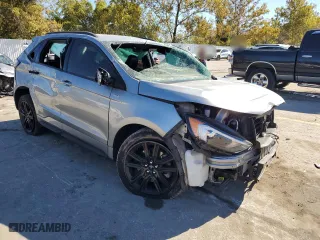 2022 Ford Edge SEL with VIN 2FMPK4J92NBA88306, listed as a Copart auction lot 76317474 with 0 mi miles and Salvage Title. Bid and sale history available at carsss.com. Image 4.