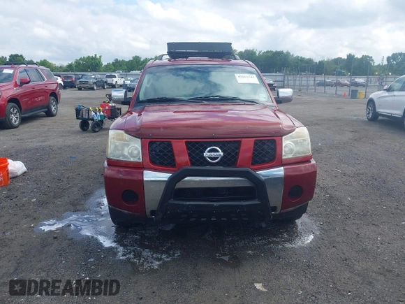 2007 Nissan Armada SE z VIN 5N1BA08AX7N720188, wystawiony jako IAAI lot #42211544 z przebiegiem 252 587 mil mil oraz . Historia ofert i sprzedaży dostępna na DreamBid. Obrazek 12.