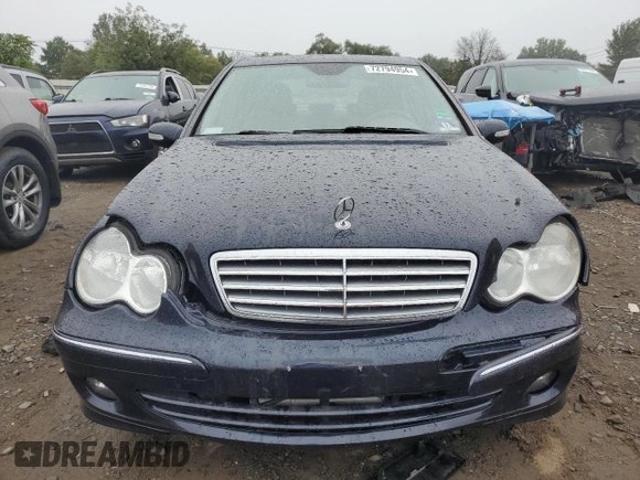 2006 Mercedes-Benz C 280 Luxury with VIN WDBRF92H06F771060, listed as a Copart auction lot 81556694 with 90,410 mi miles and Salvage Title. Bid and sale history available at DreamBid. Image 5.