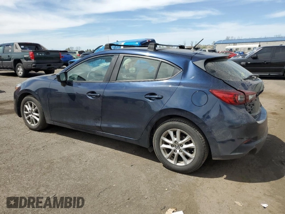2018 Mazda 3 Sport with VIN 3MZBN1K75JM268743, listed as a Copart auction lot 54172145 with 88,647 mi miles and Salvage Title. Bid and sale history available at DreamBid. Image 2.
