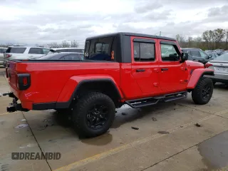 2022 Jeep Gladiator Willys with VIN 1C6HJTAG7NL167580, listed as a Copart auction lot 79895914 with 45,544 mi miles and Salvage title. Bid and sale history available at DreamBid. Image 3.
