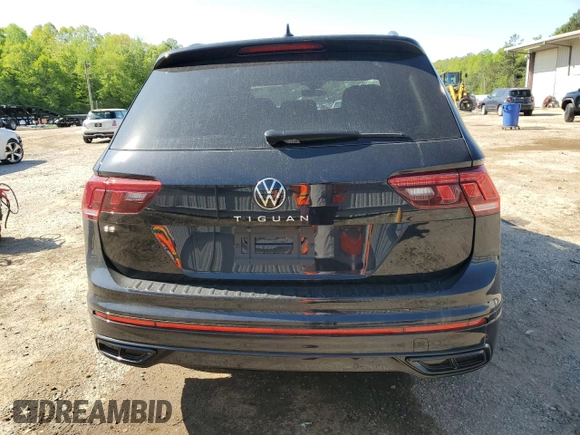 2024 Volkswagen Tiguan SE R-Line Black with VIN 3VVCB7AX5RM230267, listed as a Copart auction lot 52185675 with Not provided miles and Salvage title. Bid and sale history available at DreamBid. Image 6.