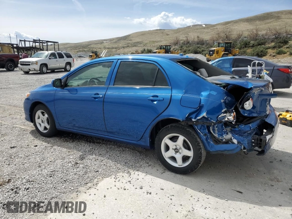 2009 Toyota Corolla with VIN JTDBL40E999033574, listed as a Copart auction lot 53380875 with 42,505 mi miles and Salvage Title. Bid and sale history available at carsss.com. Image 2.