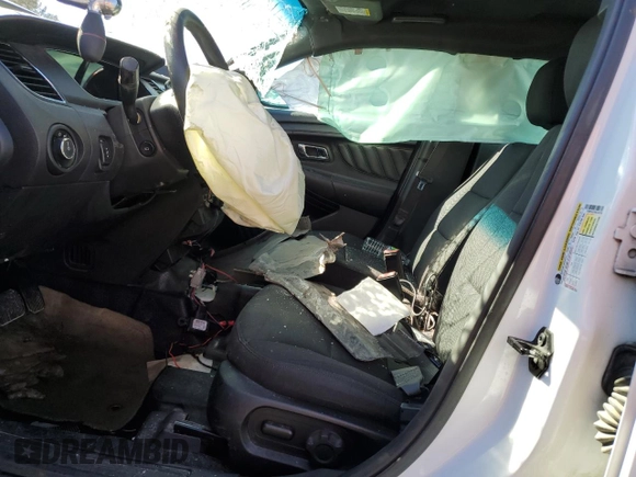 2017 Ford Police Interceptor with VIN 1FAHP2L87HG145704, listed as a Copart auction lot 80753134 with 146,165 mi miles and Salvage title. Bid and sale history available at DreamBid. Image 7.