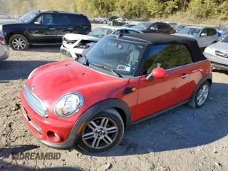 2014 MINI Convertible with VIN WMWZN3C5XET861142, listed as a Copart auction lot 75665764 with 71,208 mi miles and Salvage Title. Bid and sale history available at DreamBid. Image 1.
