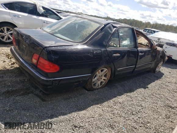 1998 Mercedes-Benz E-Class with VIN WDBJF65F2WA608994, listed as a Copart auction lot 81296714 with 0 mi miles and Salvage Title. Bid and sale history available at carsss.com. Image 3.