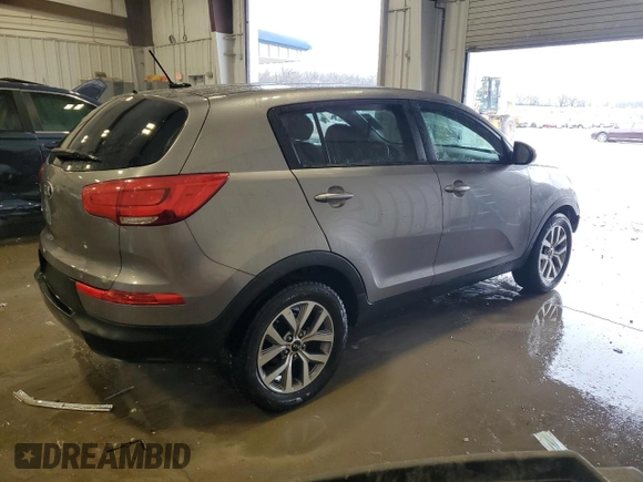 2015 Kia Sportage LX with VIN KNDPB3AC1F7707286, listed as a Copart auction lot 53294075 with 179,853 mi miles and Non Repairable. Bid and sale history available at DreamBid. Image 3.