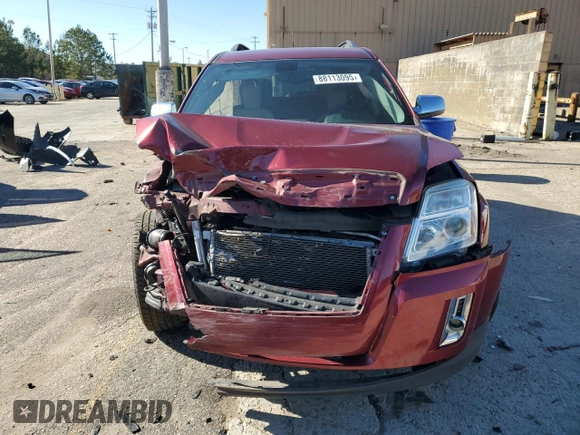 2010 GMC Terrain SLT-2 with VIN 2CTFLHEY2A6330458, listed as a Copart auction lot 88113095 with Not Provided miles and Salvage Title. Bid and sale history available at carsss.com. Image 5.