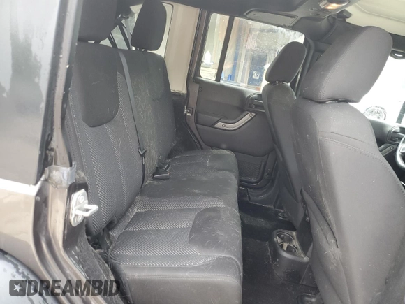 2016 Jeep Wrangler Unlimited Sport with VIN 1C4BJWDG1GL165418, listed as a Copart auction lot 61364095 with 123,772 mi miles and Salvage title. Bid and sale history available at DreamBid. Image 11.