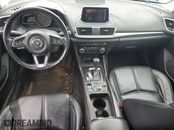 2017 Mazda 3 Touring with VIN JM1BN1V7XH1143503, listed as a Copart auction lot 58628085 with 181,345 mi miles and Salvage title. Bid and sale history available at DreamBid. Image 8.