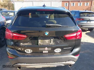 2019 BMW X1 xDrive28i with VIN WBXHT3C50K5L35416, listed as a IAAI auction lot 41195144 with 75,643 mi miles. Bid and sale history available at carsss.com. Image 17.