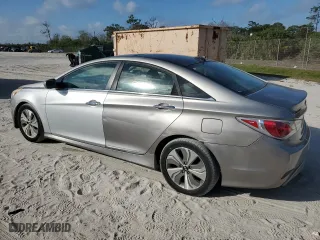 2013 Hyundai Sonata Hybrid with VIN KMHEC4A4XDA067030, listed as a Copart auction lot 42715545 with 164,008 mi miles and Non Repairable. Bid and sale history available at carsss.com. Image 2.