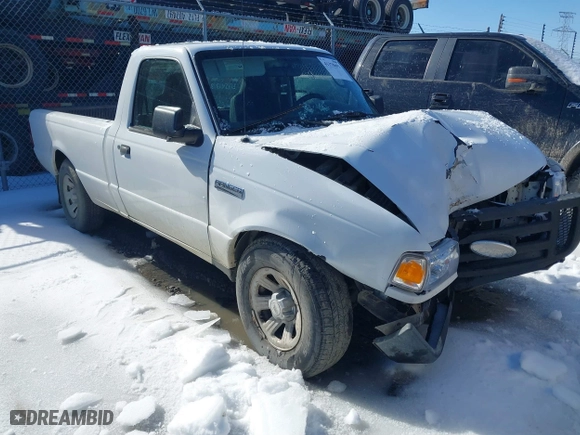 2008 Ford Ranger XL with VIN 1FTYR10U78PA51791, listed as a IAAI auction lot 41378693 with 236,083 mi miles. Bid and sale history available at carsss.com. Image 1.