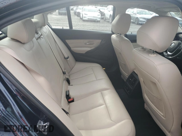 2015 BMW 3 Series 328i xDrive with VIN WBA3B5C59FF963090, listed as a Copart auction lot 62579735 with 53,400 mi miles and Salvage title. Bid and sale history available at DreamBid. Image 10.