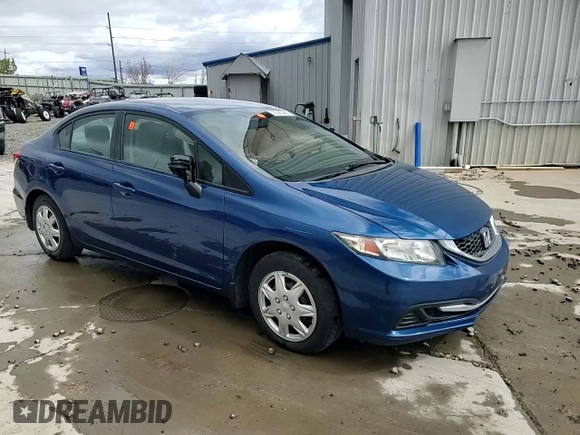 2015 Honda Civic Sedan LX with VIN 19XFB2F54FE246102, listed as a Copart auction lot 50583465 with 107,235 mi miles and Salvage Title. Bid and sale history available at carsss.com. Image 13.