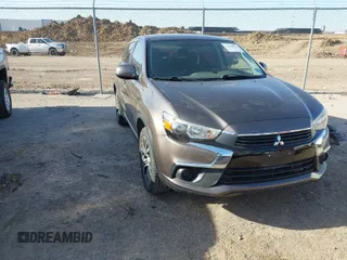 2017 Mitsubishi Outlander Sport ES 2.0 with VIN JA4AP3AU6HZ069361, listed as a IAAI auction lot 41850074 with 109,255 mi miles. Bid and sale history available at carsss.com. Image 1.