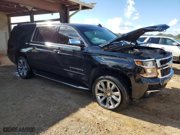 2020 Chevrolet Suburban Premier with VIN 1GNSKJKC7LR175188, listed as a Copart auction lot 80072084 with 81,073 mi miles and Salvage Title. Bid and sale history available at carsss.com. Image 4.