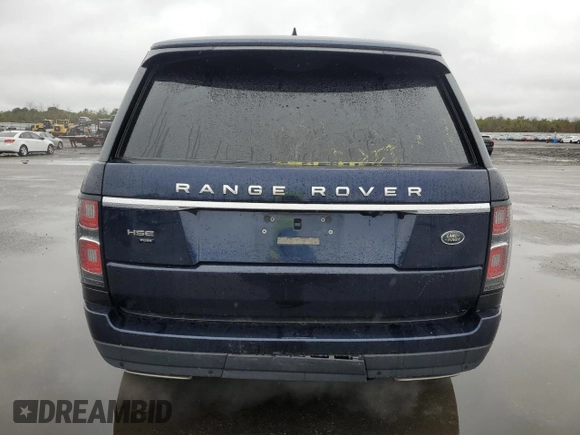 2020 Land Rover Range Rover P525 HSE with VIN SALGS2SE7LA588533, listed as a Copart auction lot 44499365 with 32,968 mi miles and Salvage title. Bid and sale history available at DreamBid. Image 6.