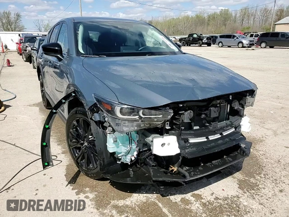2024 Mazda CX-5 S Carbon Edition with VIN JM3KFBCL4R0460307, listed as a Copart auction lot 49671115 with 17,257 mi miles and Salvage Title. Bid and sale history available at DreamBid. Image 15.