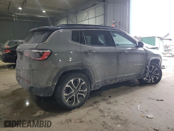 2023 Jeep Compass Limited with VIN 3C4NJDCN0PT537837, listed as a Copart auction lot 42515405 with 31,147 mi miles and Salvage Title. Bid and sale history available at DreamBid. Image 3.