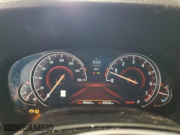 2017 BMW 7 Series 750i with VIN WBA7F0C31HGM22359, listed as a Copart auction lot 56306875 with 90,642 mi miles and Salvage title. Bid and sale history available at DreamBid. Image 9.