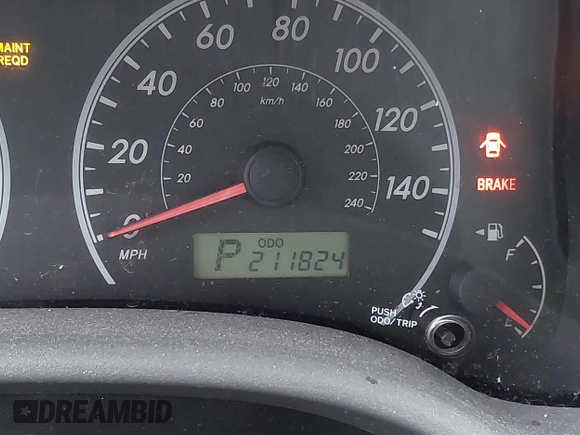 2010 Toyota Corolla with VIN 1NXBU4EE3AZ165944, listed as a IAAI auction lot 42597459 with 211,824 mi miles and . Bid and sale history available at DreamBid. Image 15.