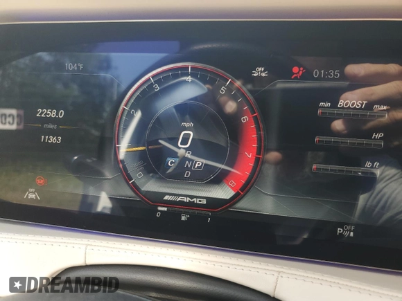2020 Mercedes-Benz S 65 AMG with VIN W1KUG7KB5LA530117, listed as a Copart auction lot 62336765 with 11,363 mi miles and Non repairable. Bid and sale history available at DreamBid. Image 9.