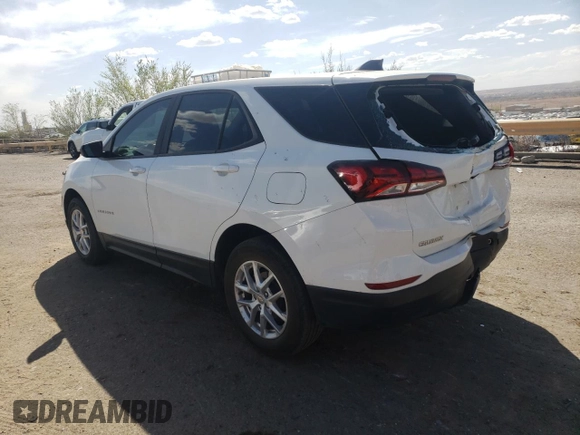 2022 Chevrolet Equinox LS z VIN 3GNAXHEV2NS158091, wystawiony jako Copart lot #50431625 z przebiegiem 41 458 mil mil oraz Czysty tytuł • Clean title. Historia ofert i sprzedaży dostępna na DreamBid. Obrazek 2.