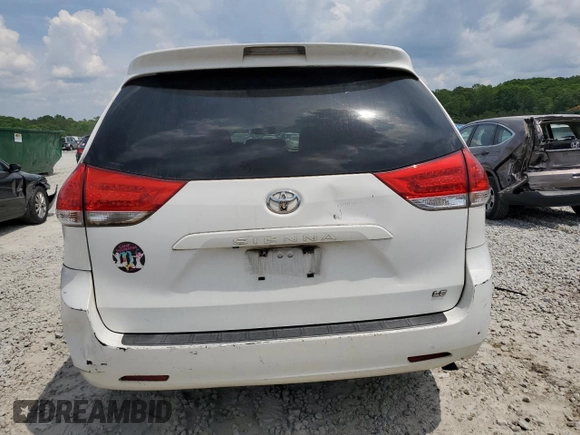 2011 Toyota Sienna LE AAS with VIN 5TDKK3DC0BS044590, listed as a Copart auction lot 55265925 with 183,191 mi miles and Clean Title. Bid and sale history available at carsss.com. Image 6.