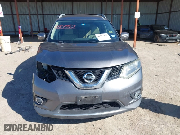 2014 Nissan Rogue SL with VIN 5N1AT2MV8EC805999, listed as a IAAI auction lot 41727953 with 187,623 mi miles. Bid and sale history available at carsss.com. Image 12.