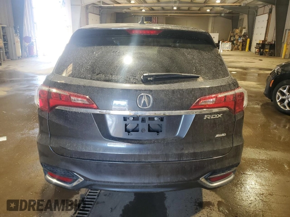 2016 Acura RDX Tech Pkg with VIN 5J8TB4H59GL002757, listed as a Copart auction lot 48546155 with 77,590 mi miles and Salvage Title. Bid and sale history available at carsss.com. Image 6.