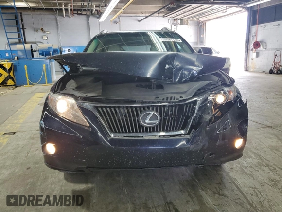 2010 Lexus RX 350 with VIN 2T2ZK1BA6AC024545, listed as a Copart auction lot 59081195 with 177,587 mi miles and Salvage title. Bid and sale history available at DreamBid. Image 5.