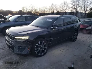 2024 Jeep Grand Cherokee Overland with VIN 1C4RJKDG1R8917731, listed as a Copart auction lot 83401424 with 12,792 mi miles and Salvage title. Bid and sale history available at DreamBid. Image 1.