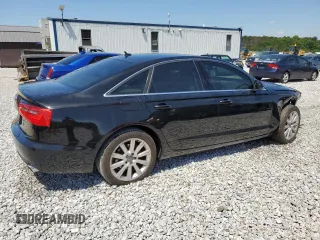 2013 Audi A6 Premium Plus with VIN WAUDFAFC4DN049067, listed as a Copart auction lot 55637955 with 61,964 mi miles and Salvage title. Bid and sale history available at DreamBid. Image 3.