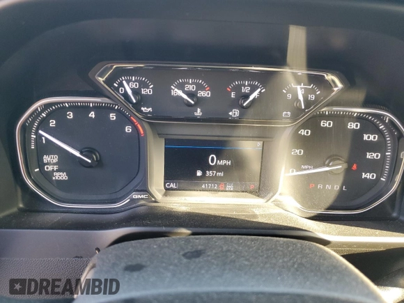 2022 GMC Sierra 1500 with VIN 3GTP9BEK6NG137408, listed as a Copart auction lot 78419954 with 41,712 mi miles and Salvage Title. Bid and sale history available at DreamBid. Image 9.