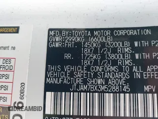 2021 Lexus GX 460 Premium z VIN JTJAM7BX3M5288145, wystawiony jako IAAI lot #41651164 z przebiegiem 42 101 mil mil oraz . Historia ofert i sprzedaży dostępna na DreamBid. Obrazek 9.