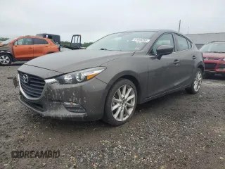 2017 Mazda 3 Touring with VIN 3MZBN1L78HM106940, listed as a Copart auction lot 61049355 with 90,023 mi miles and Salvage title. Bid and sale history available at DreamBid. Image 1.