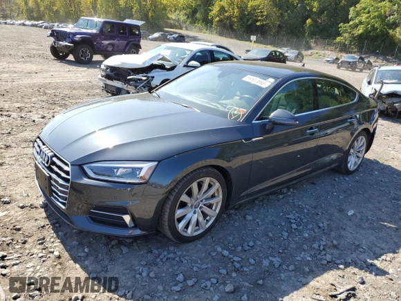 2018 Audi A5 Sportback Premium Plus with VIN WAUBNCF52JA129963, listed as a Copart auction lot 69507693 with 58,448 mi miles. Bid and sale history available at carsss.com. Image 1.