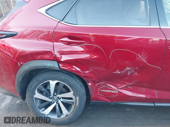 2021 Lexus NX 300h with VIN JTJGJRDZ1M2163515, listed as a IAAI auction lot 41553631 with 43,371 mi miles and . Bid and sale history available at DreamBid. Image 6.